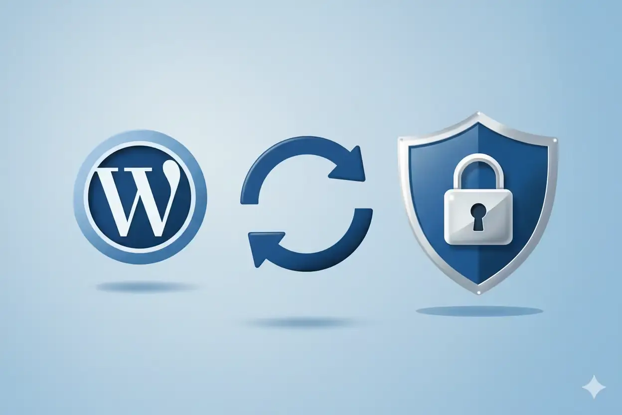 WordPress frissítés: első lépés a biztonság felé