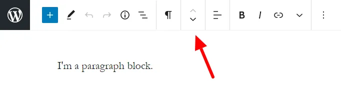 Paragrafus áthelyezése block editor
